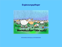 Tablet Screenshot of ergaenzungspfleger.de